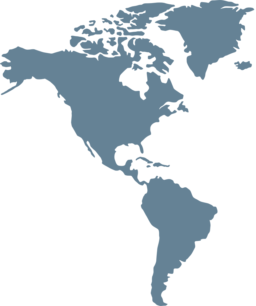 Map of the Americas